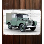 Металлическая табличка Land Rover Series I 80 Soft Top 365